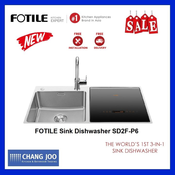 FOTILE SD2F-P6 [3-in-1] Sink Dishwasher (FREE Installation) 3-In-1