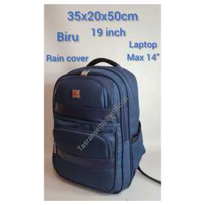 Tas Ransel Laptop Polo Interclub 19" ukuran besar .