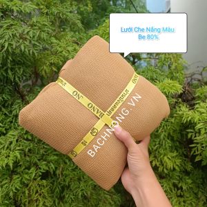Lưới Che Nắng Dệt Kim 230gr che 805 Đóng Khoen May Viền Miễn Phí Bán Theo m2
