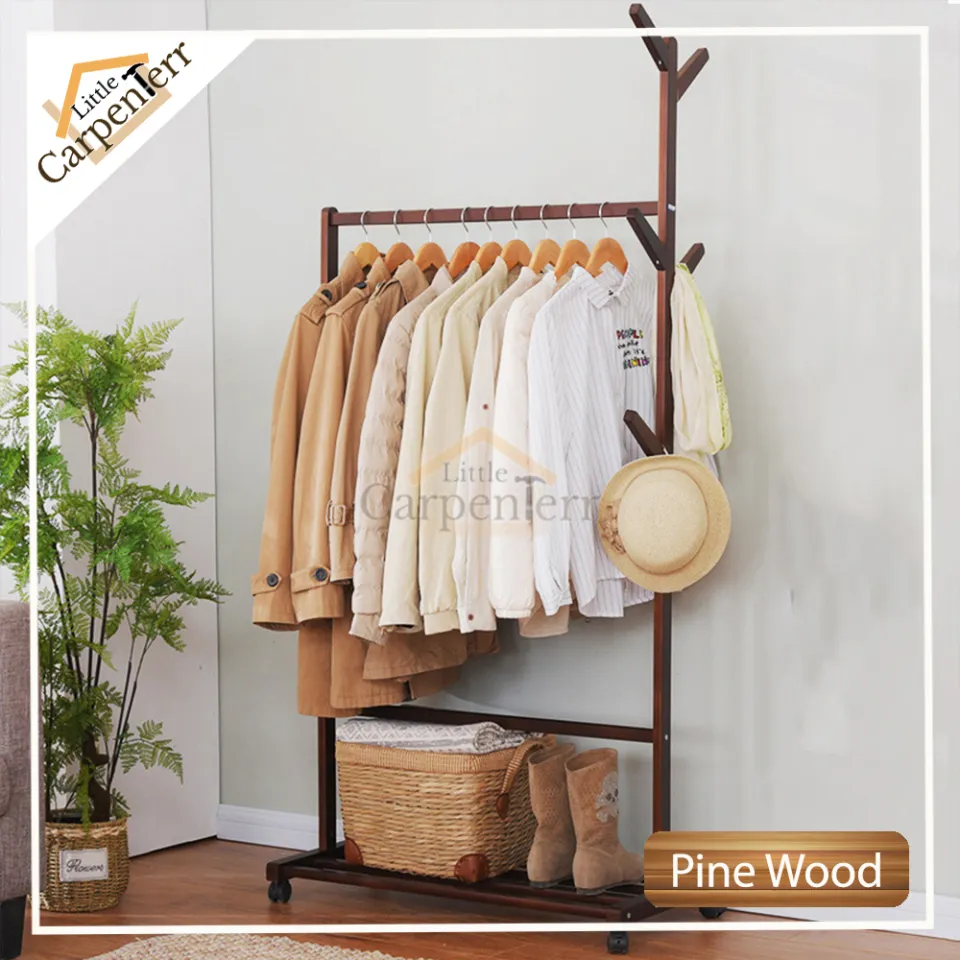 【送料無料】Woody Modern Hanger Rack 送料無料】Woody Modern Hanger Rack