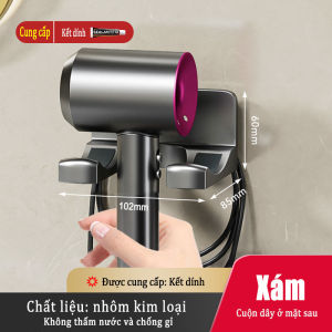 MEIDOO Kệ máy sấy tóc/giá treo tường phòng tắm/Giá để máy sấy tóc không cần khoan
