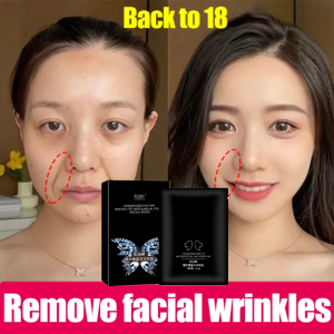[SG SELLER]Whitening Facial Wrinkle Removal Patch Nasolabial Folds Wrinkle Removal Facial Mask Sheet Sheet Masks Fade Fine Lines And Anti-Wrinkle Mask Anti-Wrinkle Lifting Firming Mask Deep Moisturizing Wrinkle Removal Eye Masks