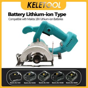 3588v 125mm Brushless Cordless Electric Circular Saw Multifunctional Cutting Machine for Tile Wood Stone Mental Cutting Household