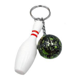 Bowling Keychain con ky Bowling keying Mặt dây chuyền Móc Chìa Khóa Xe đồ trang trí treo keyholders móc khóa túi trang trí quyến rũ