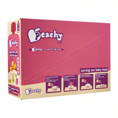 Peachy Baby Puree Apple - Oats and Prune Juice Box