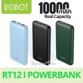 Robot PowerBank 10000mAh RT12 Dual Input Port Type C & Micro USB ORIGINAL Garansi Resmi 1 Tahun / PB ROBOT ORIGINAL 10.000mAH. 