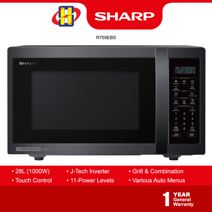 Sharp R259 Microwave Sharp Microwave Oven (23L/28L/32L) J-Tech Inverter 11-Power Level ...