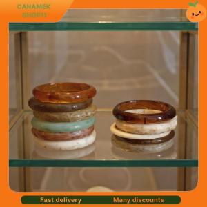 ❣️❣️❣️ Smudged Resin Fine Bracelets For Women Vintage Acrylic Korean Fashion Jewelry Elegant Easy Match Simple Pulseras