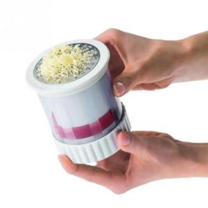 Cheese Grater Plastic Stainless Steel Multipurpose Fruits Vegetables Butter Shredder for Home Kitchens Restaurants Canteens