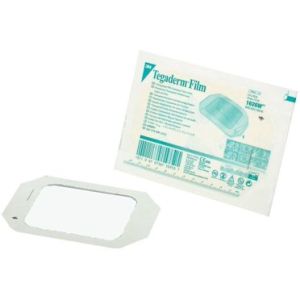 Hộp 100 Băng Film TEGADERM 3M trong vô khuẩn chống thấm nước cố định đường truyền che vết thương vô trùng chính hãng