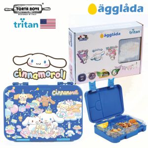 Bento lunch box Tritan AGGLADA Kotak makan anak Anti tumpah campur Sanrio Kuromi