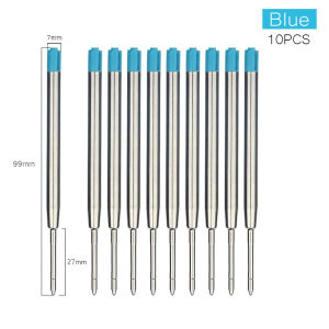 ⭐️【Local Warehouse】10pcs 0.5mm Ballpoint Medium Point Point Pen Refills Replacement Refills for Parker Pens School Office Stationery Supplies
