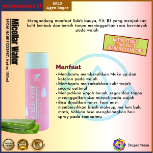 Micellar Water SR12 Skincare & Herbal 100% Original / Cleansing Water Face Mist Air Pembersih Make Up Remover Kotoran dan Debu / Pembersih Wajah Tanpa Sabun Melembabkan Menyegarkan dan Menutrisi Kulit Wajah untuk Semua Jenis Kulit / Aman / BPOM