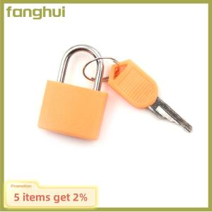 fanghui กุญแจเหล็กแข็งแรงขนาดเล็กสำหรับกระเป๋าเดินทางลิ้นชักสำหรับหอพักพร้อมกุญแจ2ปุ่ม