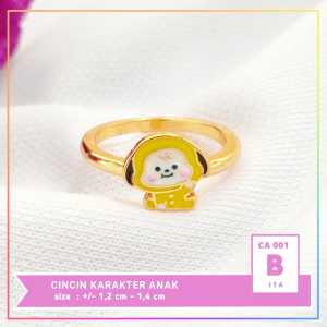 cincin xuping cincin anak karakter anak lucu lapis emas gold CA 001
