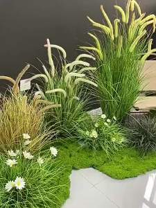 Artificial grass fake grass decoration plant pampas grass windmill grass home wedding landscape decoration