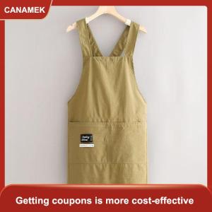 【CANAMEK】 Tạp dề nhà bếp khi nấu ăn thoáng khí bền bỉ tạp dề đeo ngang hông cho người lớn chống bám bẩn chất liệu mềm mại trang phục làm việc nhà hàng dùng trong gia đình