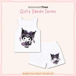Kuromi Pastel Colors Girls Sando Terno II Baby to 10 y/o