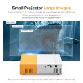 mini projector โปรเจคเตอร์ projector mini เครื่องฉาย projector เครื่องฉายหนัง โปรเจคเตอร์ โปรเจคเตอร์ 4k android/IOS ต่อกับโทรศัพ HDMI รุ่นล่าสุดโปรเจคเตอร์. 