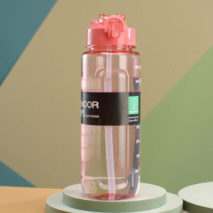 MARKAS Botol Minum Motivasi Plastik Transparan HX-572 1200ML/Botol Minum Premium BPA Free