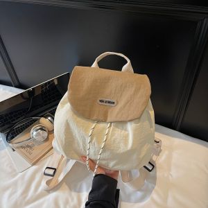 Casual Backpack Korean design pocket women simple large capacity all-match trendy nylon Organised Everyday Storage Convenient Access for Home Office or Travel Everyday Use Easy Storage