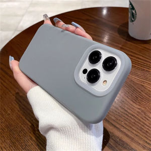 Candy Jelly Color Phone Case For iPhone 11 15 14 13 12 Pro Max 7 8 Plus XR X XS Max Liquid Silicone Shockproof Bumper Back Cover