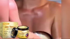Houkea Bee Venom Skin Neck Cream Gentle cleansing lubricating hydrating firming and skin care cream
