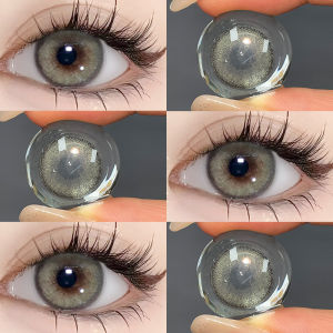 ค่าสายตาสั้น คอนแทคเลนส์ขนาดมินิ 🌷คอนแทก คอนแทคเลนส์ Fog Brown/ Fog Grey Mini Size 14.0mm-14.5mm