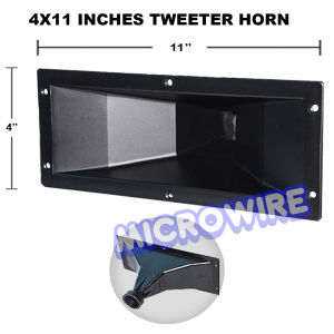 MW TWEETER HORN 4X11 INCHES TWEETER HORN PLASTIC THREAD TYPE