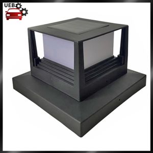[Ueb Wholesale Mall] Solar Column Light LED Solar Column Light IP54 Waterproof Post Deck Lamp Patio Fence Gate Lamp Solar Post Light for Patio Garden Courtyard Decoration