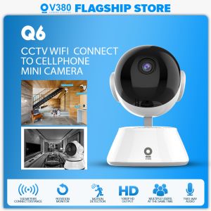 V380 Q6 Pro 3MP Panoramic WiFi IP Camera HD 1080P  with 2-Way Audio Night Vision Motion Detection Indoor Home Security Surveillance System