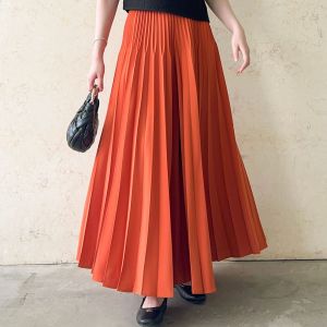 Miyake High-end Pleated Versatile Casual High Draped Soft Pleated Skirt #5233(can match #5232)
