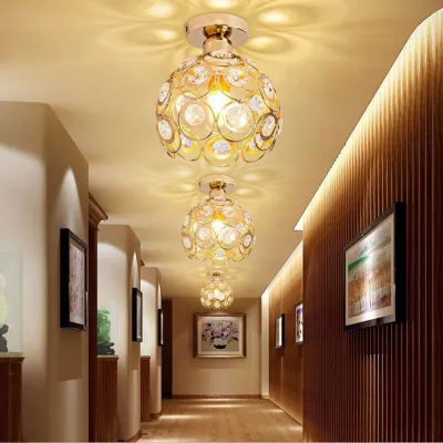 Elegant Floral Design Crystal Ceiling Light Cover Chandelier Pendant Lampshade free bulb in home