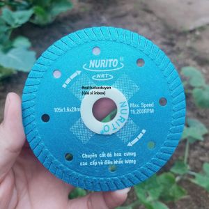 Lưỡi cắt gạch đá hoa cương đa năng NURITO (NRT) 105 mm