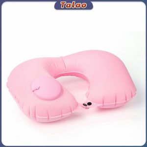 Talao U-Shape Press Inflatable Neck Pillow Folding Travel Pillow Neck Protector