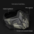 Tactical Half Fask Mask Military Hunting Protective Safety Shooting Masks With Goggles Airsoft Paintball Combat Helmet Masks. 