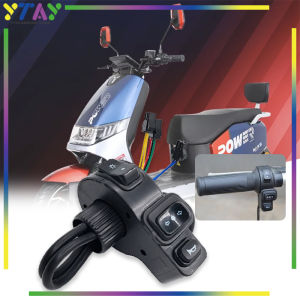 3 In 1 Saklar Sepeda/Lampu Sein Klakson/Kunci Sepeda Listrik/Ignition Key Scooter Elektrik/Kunci Kontak Sepeda Listrik