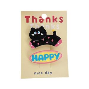 2PCS Cute Animal Hair Clip Acrylic Bang Clip for Girls Women Stylish Hair Accessories for Everyday Party Occasion