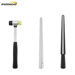 PHYHOO 3Pcs US HK Ring & Earring Correction Set Solid Iron Measuring Rod for Jewelry Shaping Repair