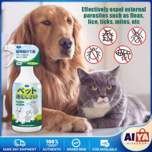 500ml Pet Home Spray Repel Fleas Lice Treatments Spray Quick And Handy Fleas Ticks For Indoor Outdoor Dogs Cats