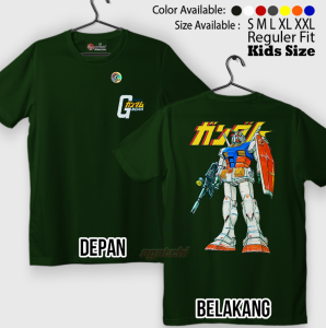 Baju Kaos Atasan Anak Laki - Laki Agatchi Motif Gundam RX 78-2