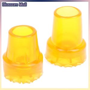 [Blossom] 2pcs 19mm 22mm Antiskid Rubber Crutch Tip Pad Durable Rubber Anti-Slid Heavy Duty Canes Replacement for Walking Stick Crutch End