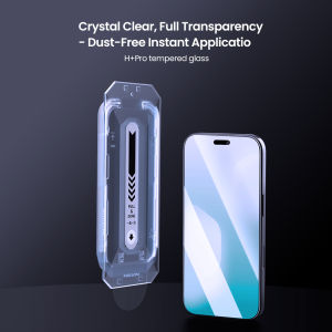 Nillkin 9H HD Screen Protectors glass for iPhone 17 Pro Max Thin 2.5D arc edge Tempered glass Anti glare Anti reflective Four-Layer Protective Glass Film(Dust-free chamber)