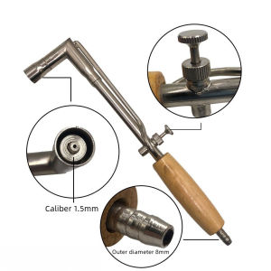PHYHOO Adjustable Flame Wooden Handle Welding Torch Injector Nozzle Kit Gas Heating Soldering Tool for Jewelry Making