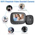 Digital Door Viewer Wireless Peephole Camera, Smart Video Doorbell with 4.3 inch Screen. 