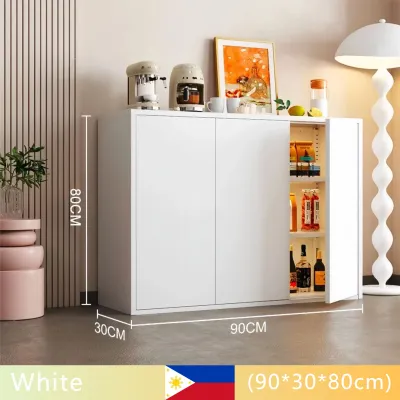 HOMEE Living Room Locker Display Cabinet Hanging Cabinet Side Cabinet For Bedroom Wooden Cabinet