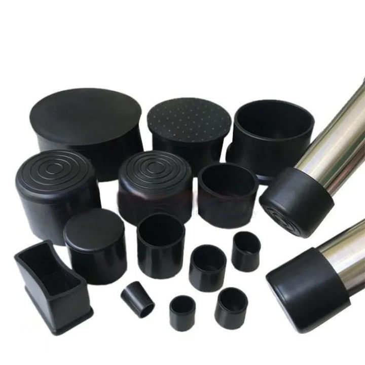 Table Foot Sticker Protector 8PCS/Pack Rubber Foot Covers Round Furniture Table Feet Protector Chair ...