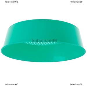 feibeinan66 1pc Plastic Garden Sieve Riddle Green For Composy Soil Stone Mesh Gardening Tool