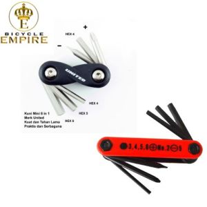 Tool Kit Toolkit Kunci United 6 In 1 L Lipat Mini Bicycle Empire