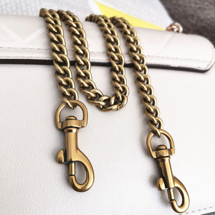Bag chain accessories vintage gold metal chain accessories bag belt